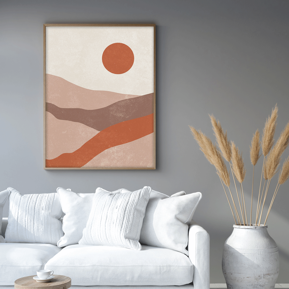 Over The Bohorizon Nook At You Matte Paper Rolled Art