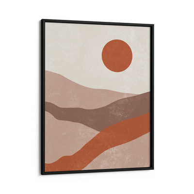 Over The Bohorizon Nook At You Matte Paper Black Frame