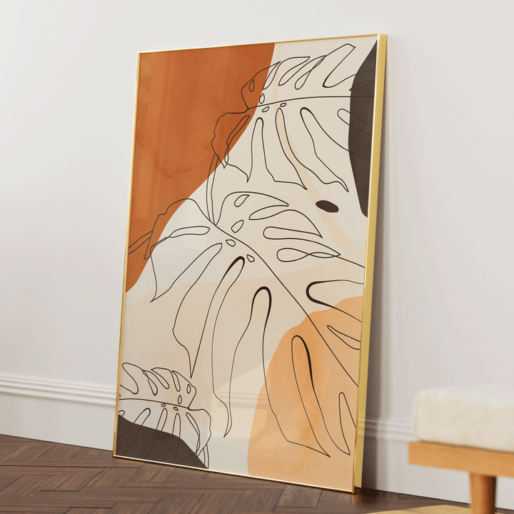 Boho Environment - A Abstract Wall Art-Rolled Art-Nook At You