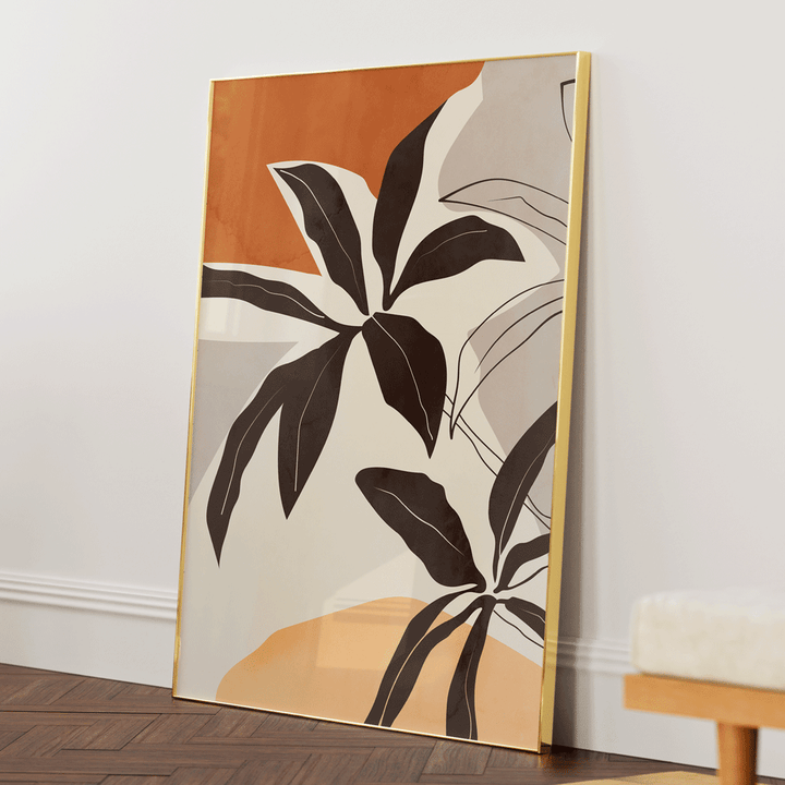 Boho Environment - B Abstract Wall Art-Rolled Art-Nook At You