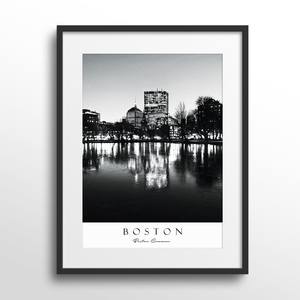 Boston Nook At You Matte Paper Black Frame With Mount