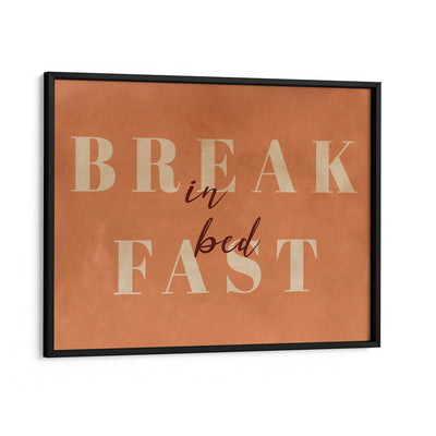 Breakfast In Bed Nook At You Matte Paper Black Frame