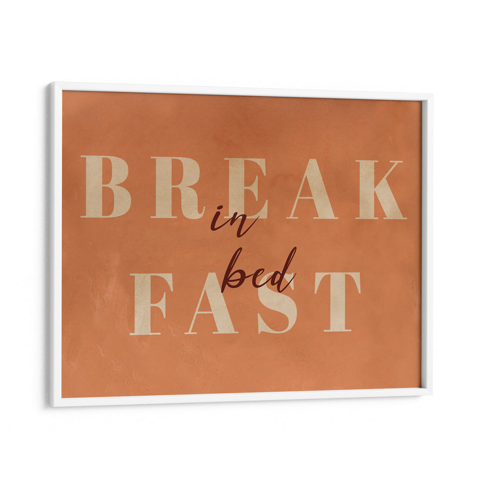Breakfast In Bed Nook At You Matte Paper White Frame