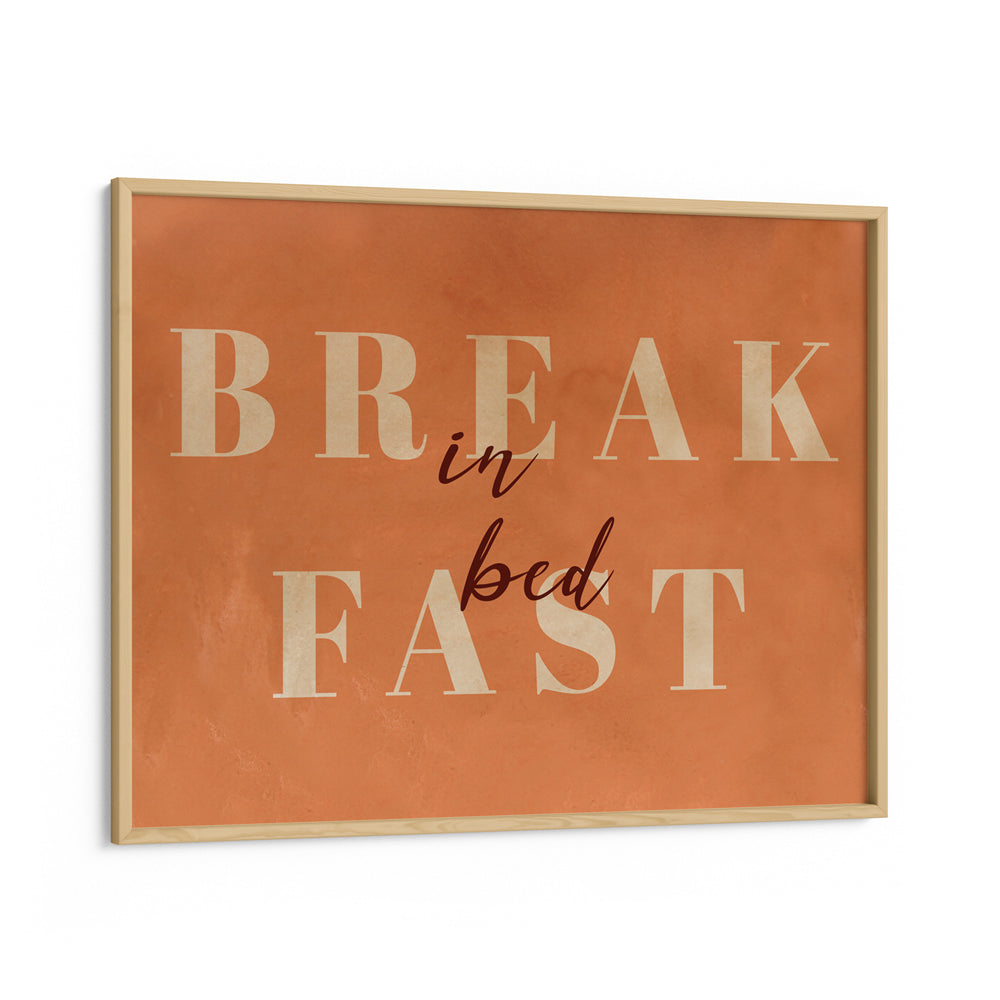 Breakfast In Bed Nook At You Matte Paper Wooden Frame