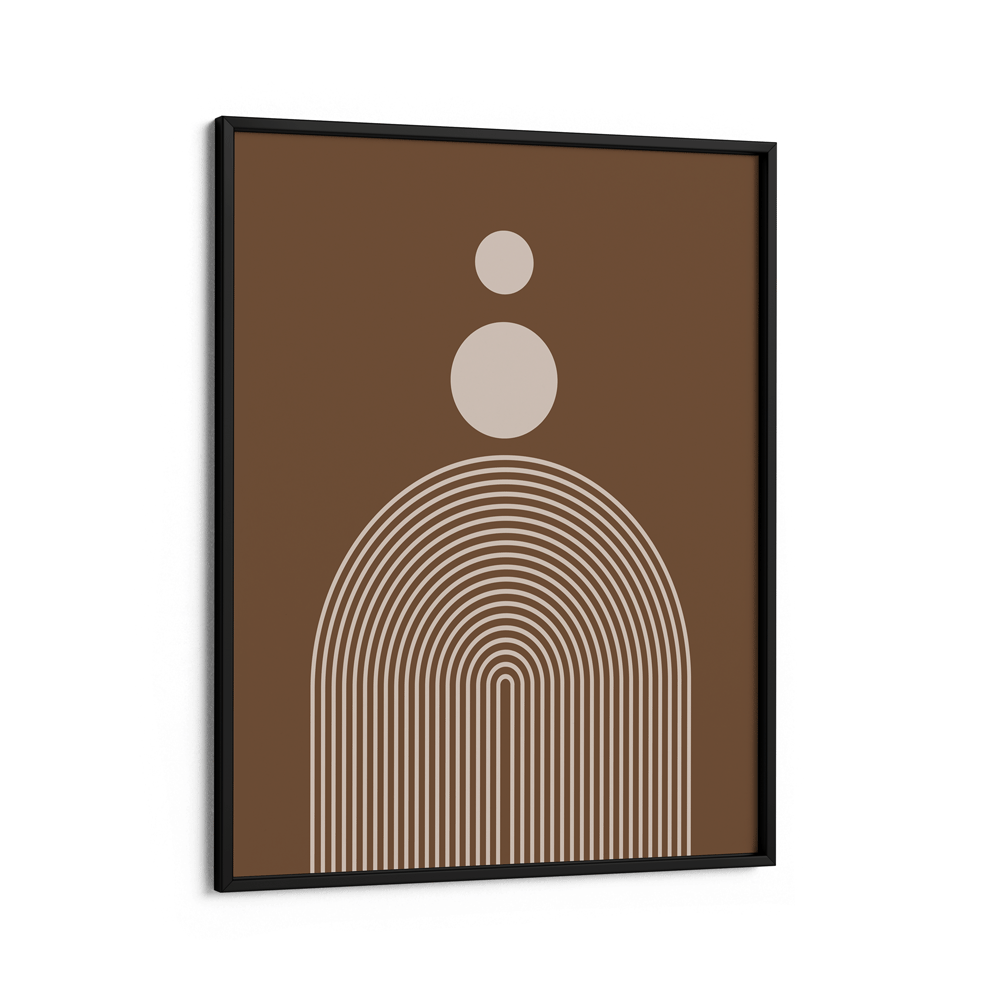 Geometric Semicircle III Nook At You Matte Paper Black Frame