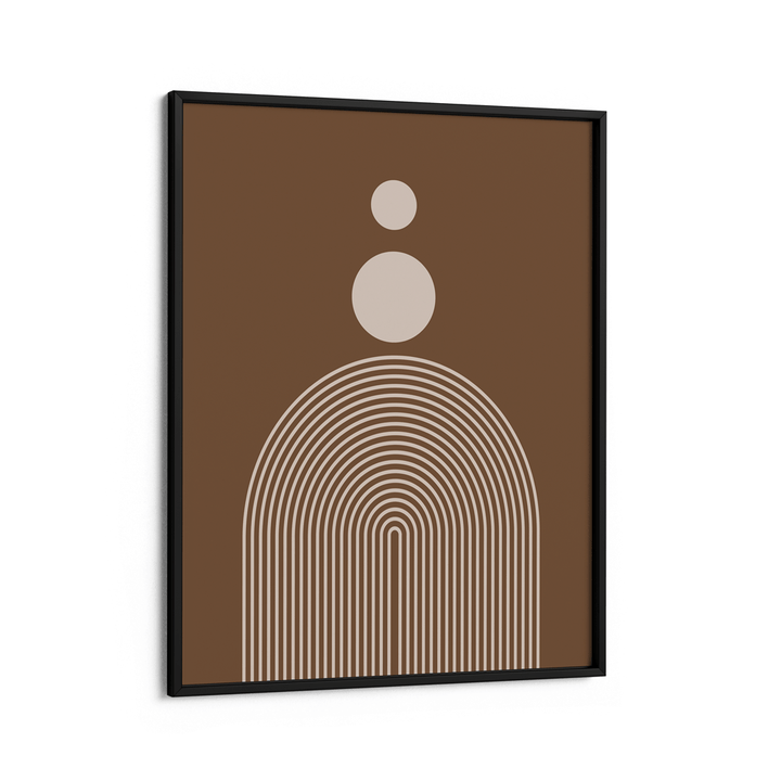 Geometric Semicircle III Nook At You Matte Paper Black Frame