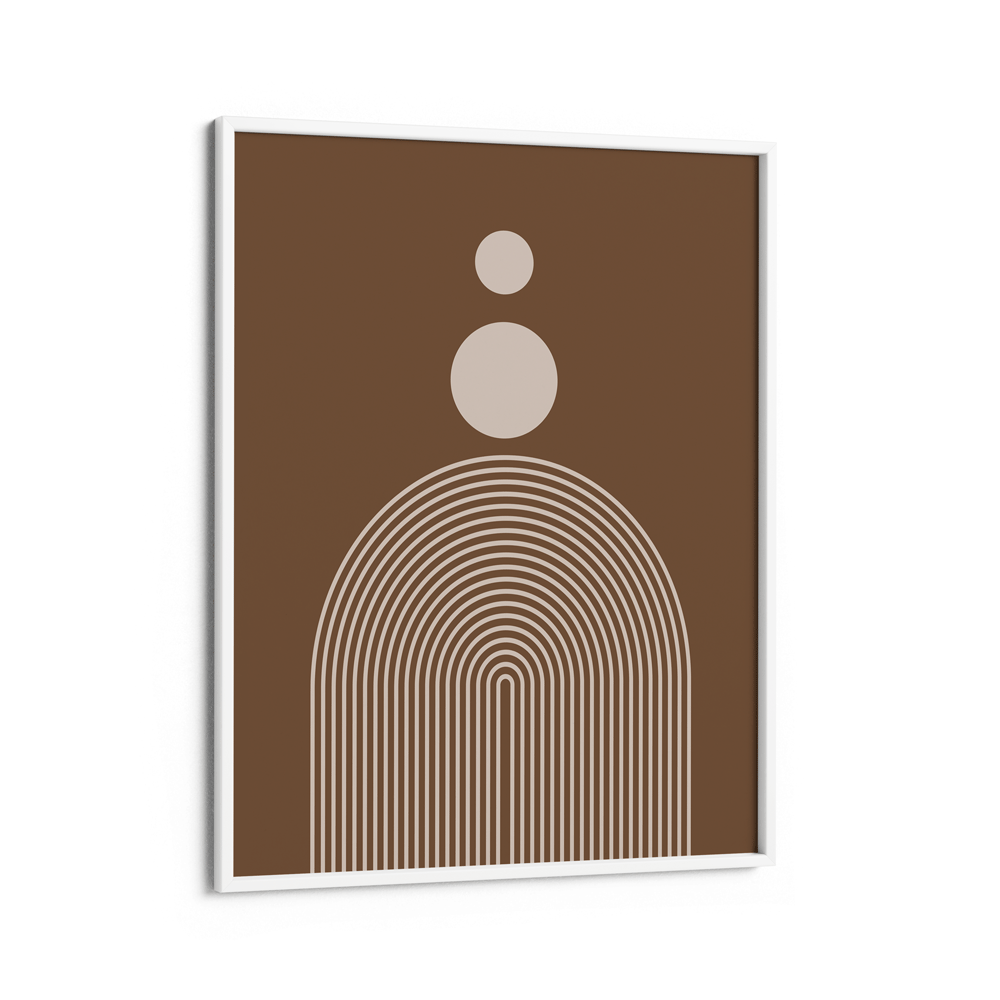 Geometric Semicircle III Nook At You Matte Paper White Frame