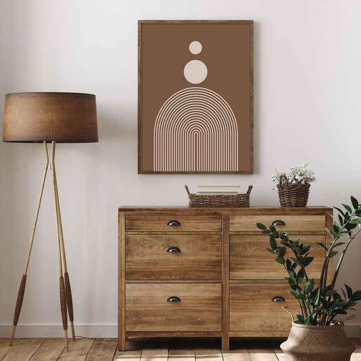 Geometric Semicircle III Nook At You  