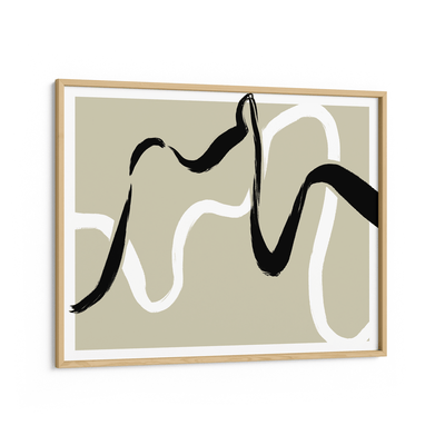 Nerve Nook At You Matte Paper Wooden Frame