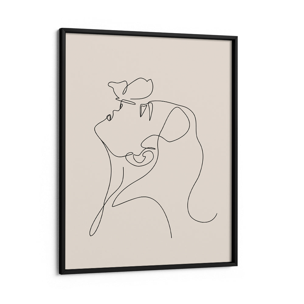 Friend Nook At You Matte Paper Black Frame