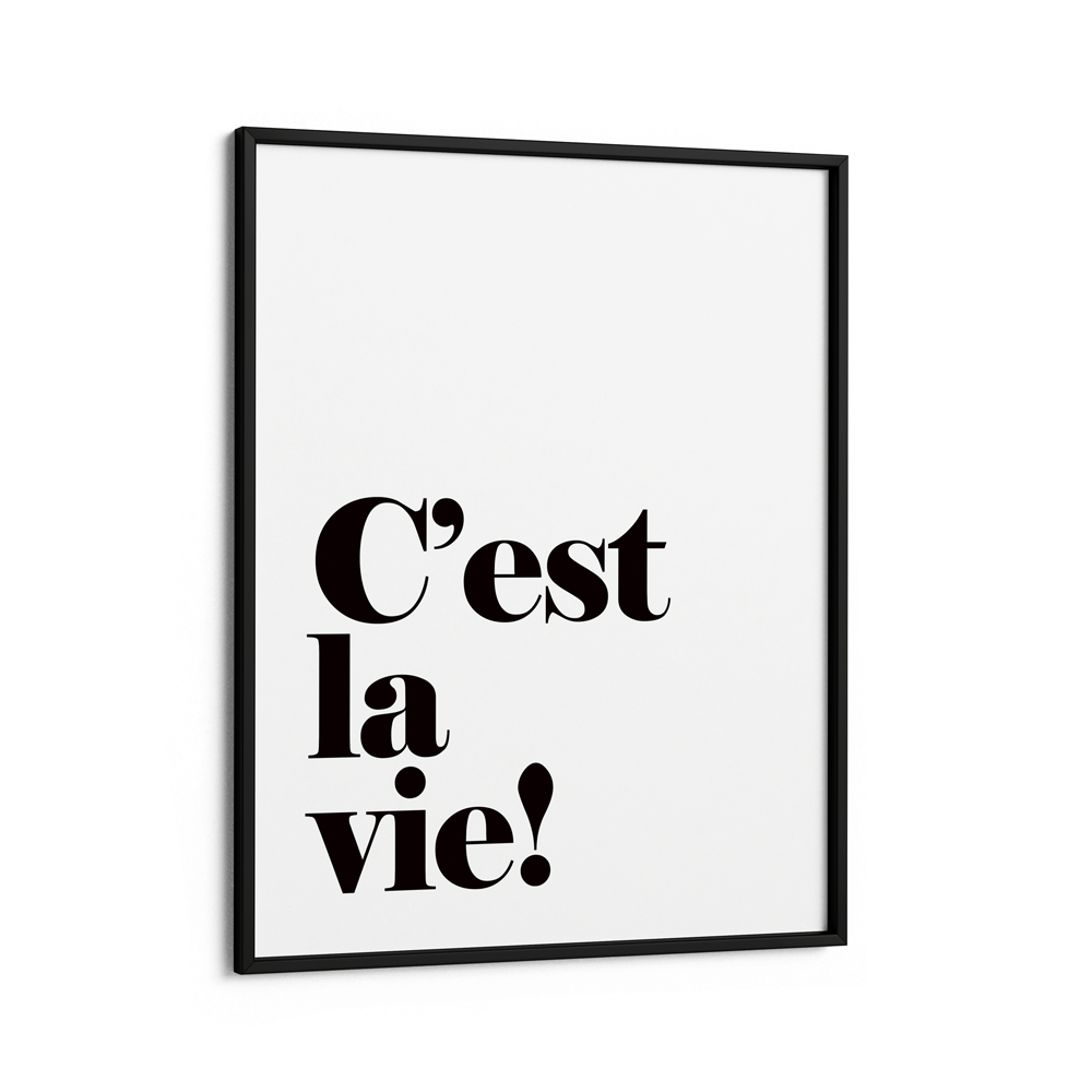 C'est La Vie Nook At You Matte Paper Black Frame