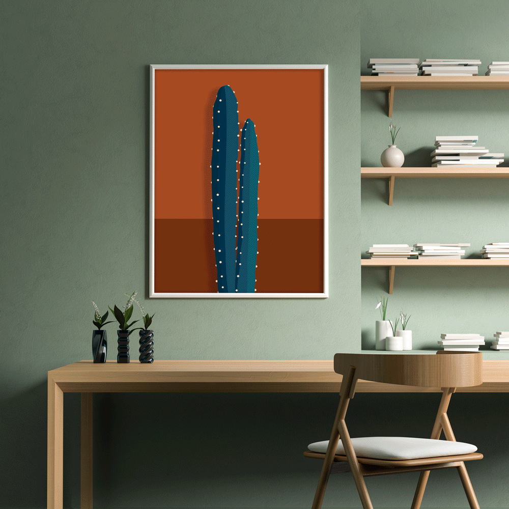 Mid Century Cactus Nook At You  