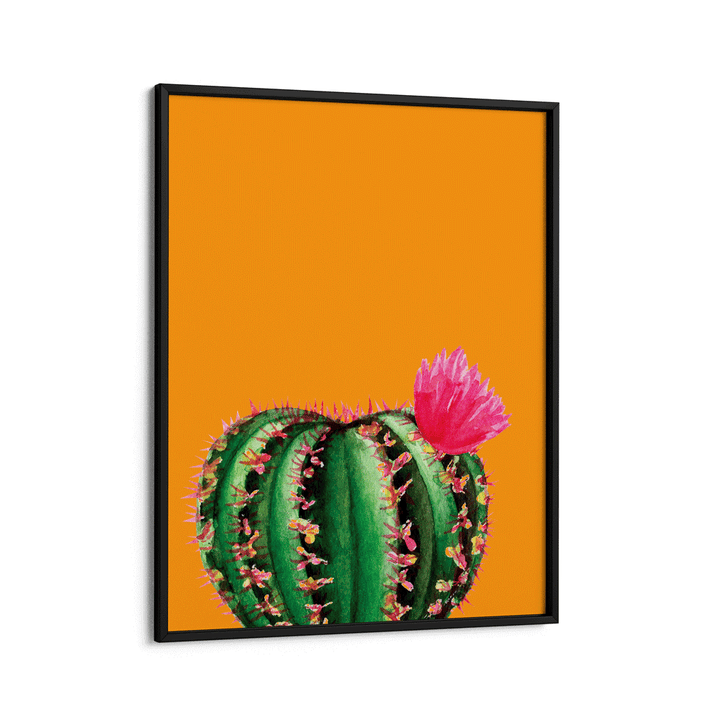 Mustard Succulent Nook At You Matte Paper Black Frame
