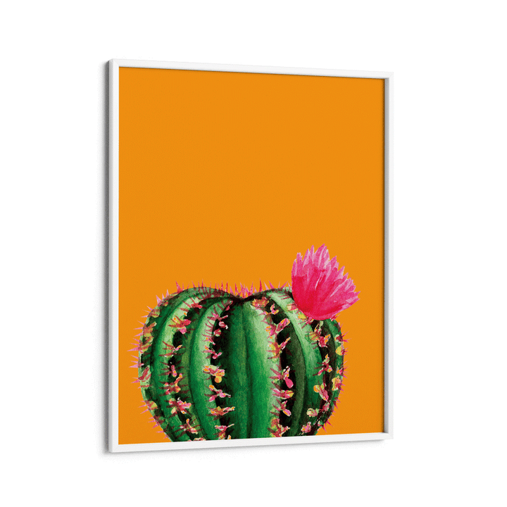Mustard Succulent Nook At You Matte Paper White Frame