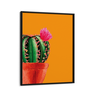 Burnt Orange Succulent Nook At You Matte Paper Black Frame