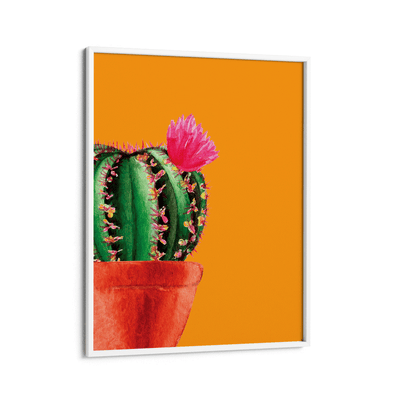 Burnt Orange Succulent Nook At You Matte Paper White Frame