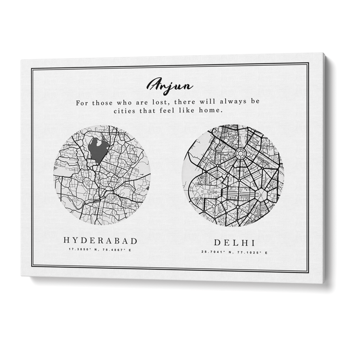 Dual Expression - Black Nook At You Canvas Gallery Wrap