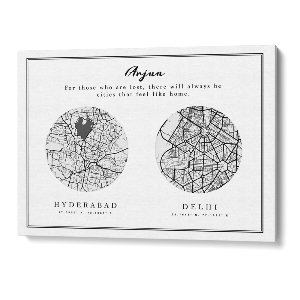 Dual Expression - Black Nook At You Canvas Gallery Wrap