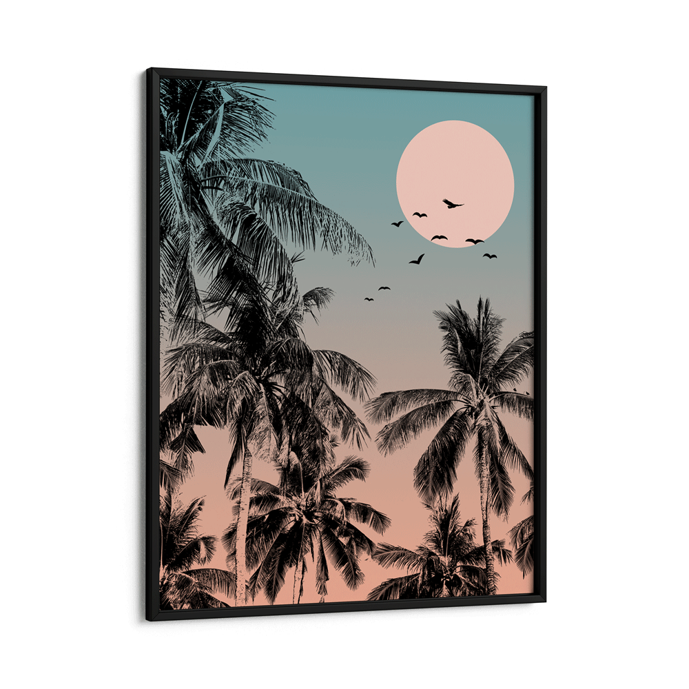 Coastal Gradient Nook At You Matte Paper Black Frame