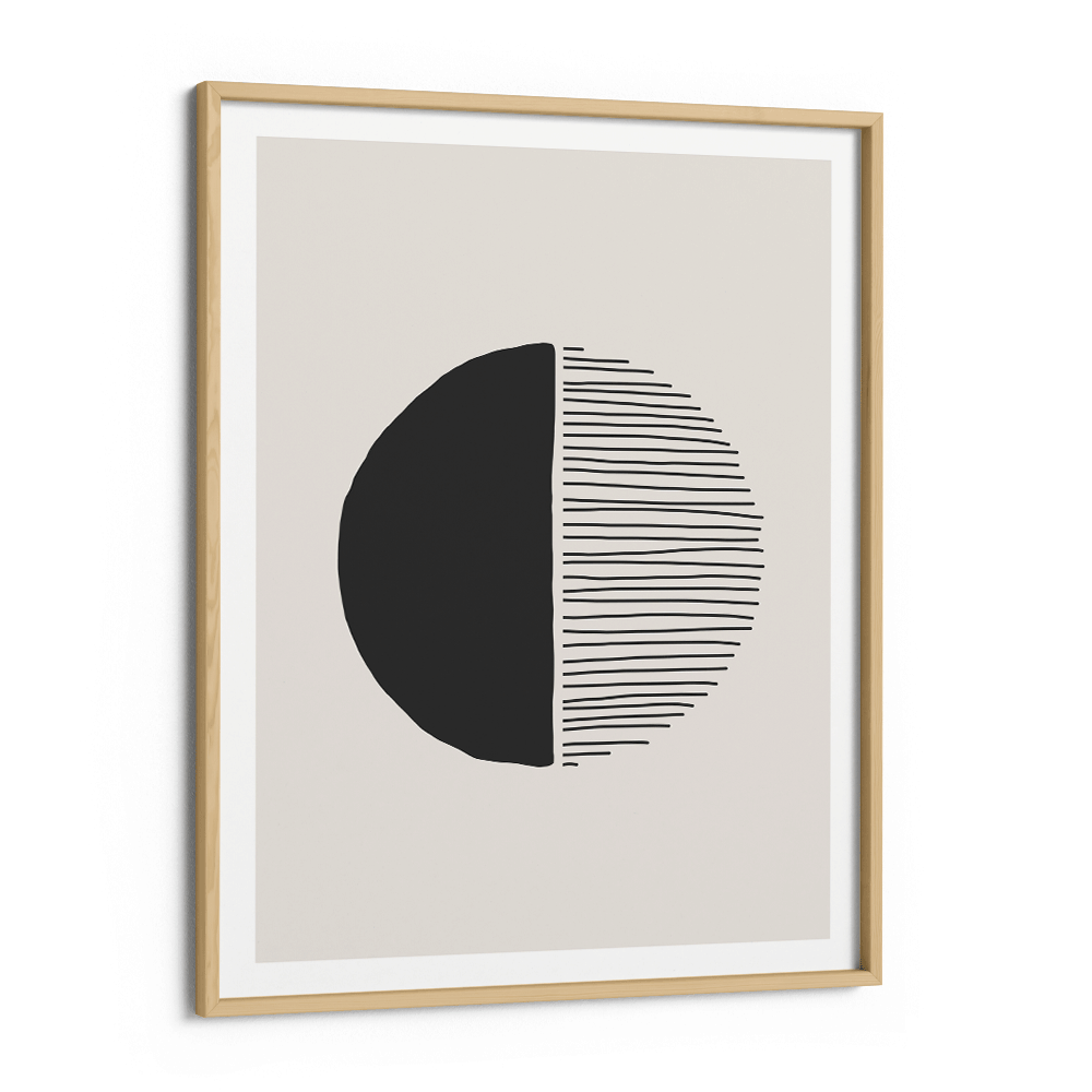 Abstract Geometric V Abstract Painting-Wooden Frame-Nook At You