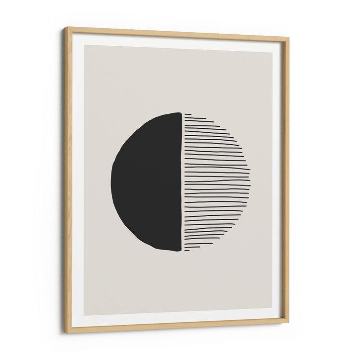Abstract Geometric V Abstract Painting-Wooden Frame-Nook At You