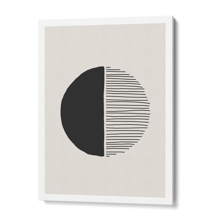 Abstract Geometric V Abstract Painting-Rolled Art-Nook At You