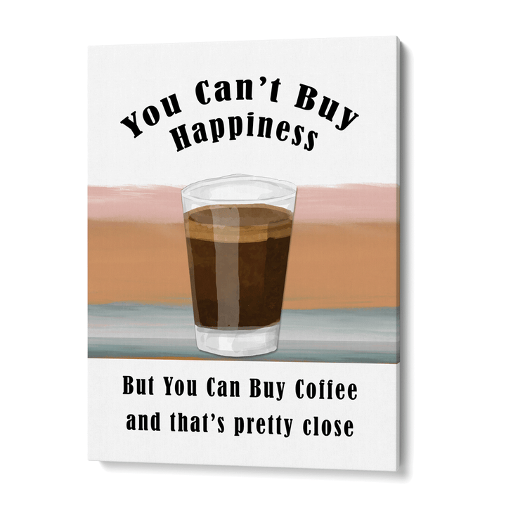Coffee = Happiness Nook At You Canvas Gallery Wrap