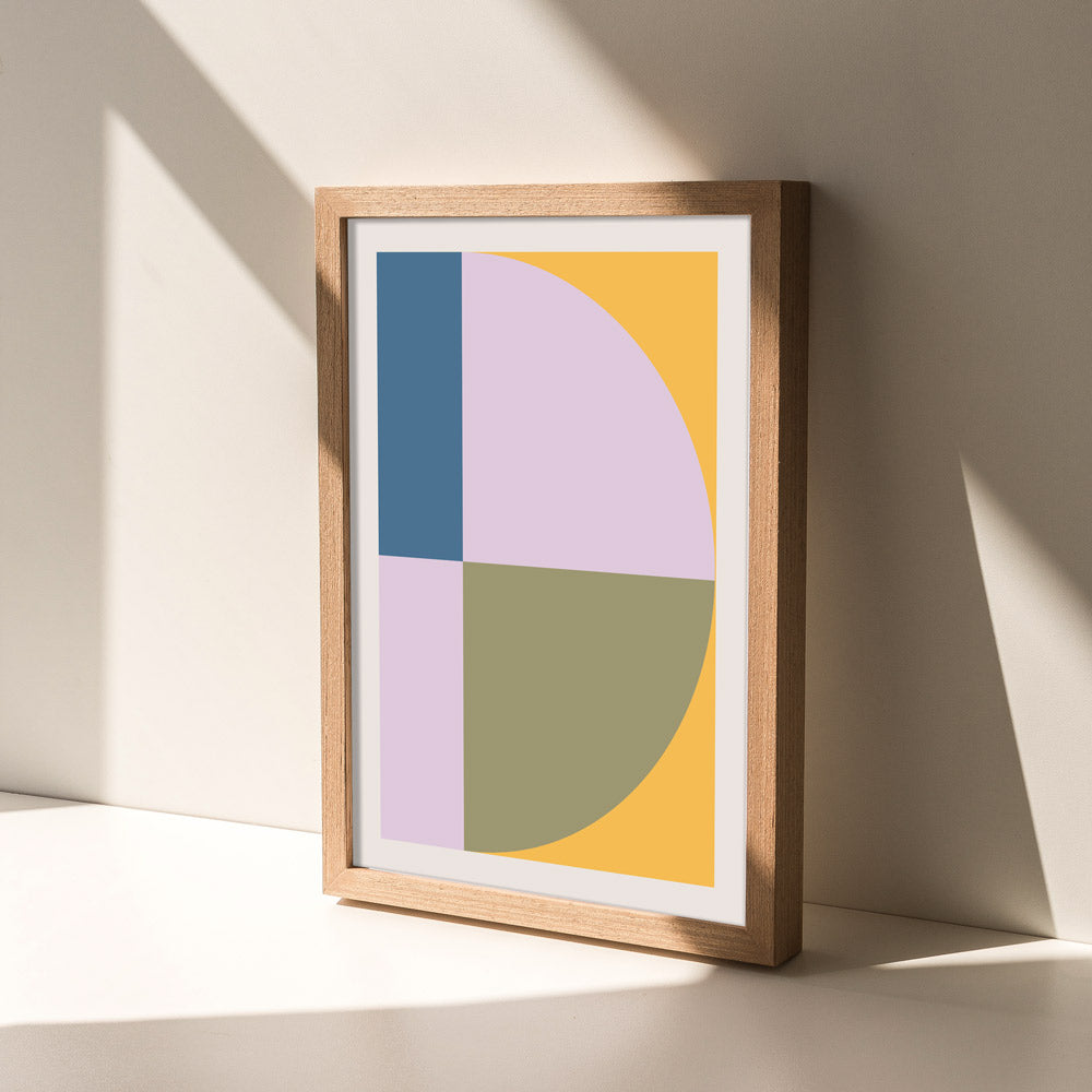 Kaleidoscopic Colour Block Abstract Prints-Nook At You