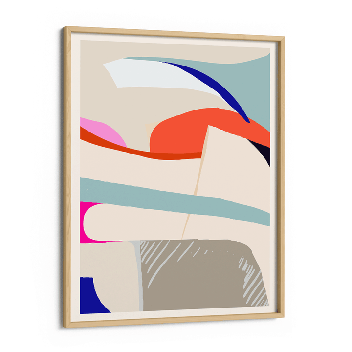 Playful Switch Abstract Wall Art-Wooden Frame-Nook At You