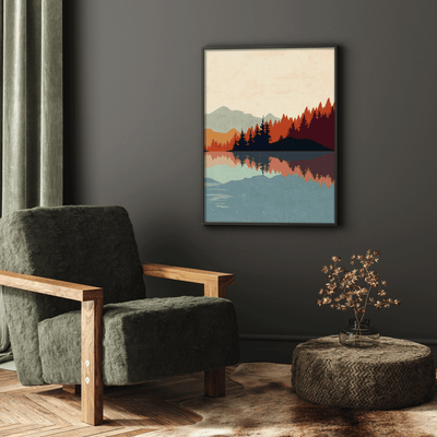 Vibrant Lake Nook At You  