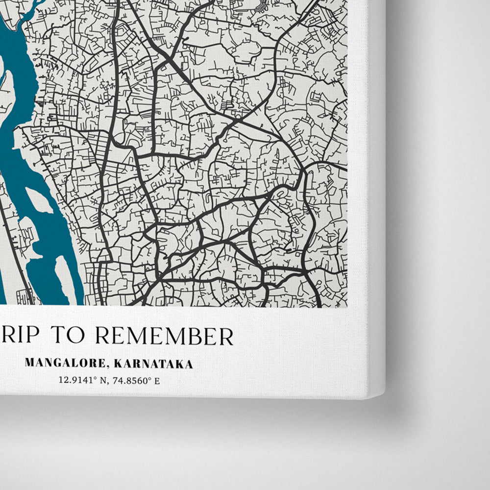 Map Art - Midnight Metropolis Nook At You  
