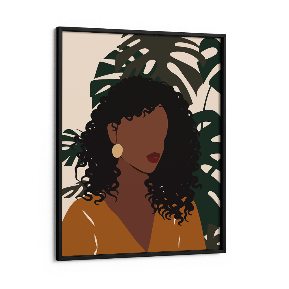 Curls Nook At You Matte Paper Black Frame