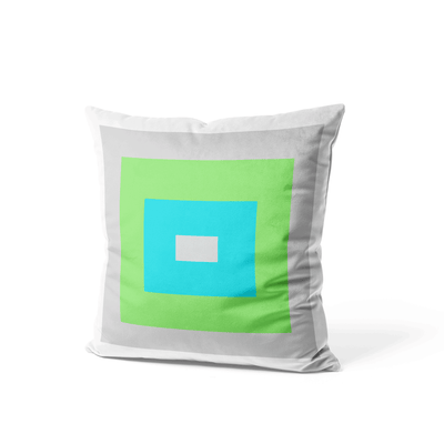 Psy-Cyan Cotton Cushion Cover Nook At You  