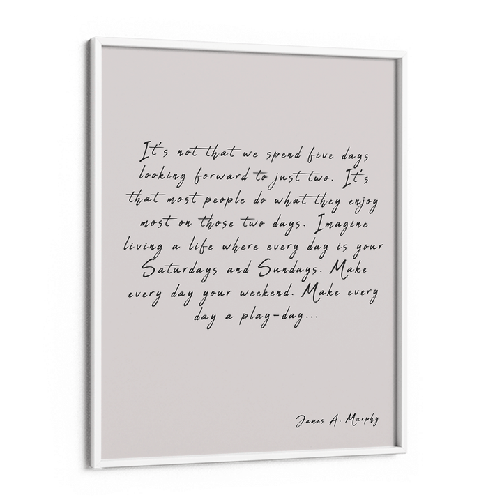 Personalized Letter Nook At You Matte Paper White Frame