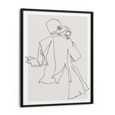 The First Dance Nook At You Matte Paper Black Frame