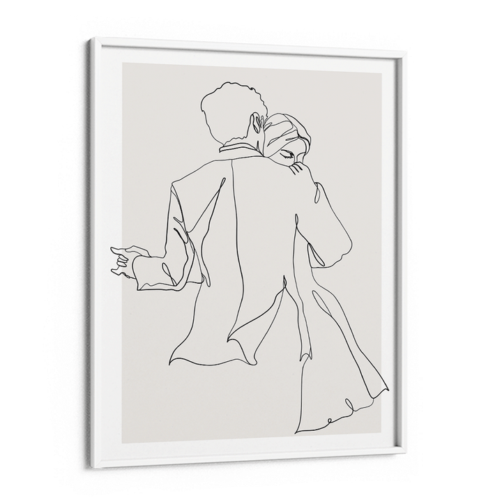 The First Dance Nook At You Matte Paper White Frame