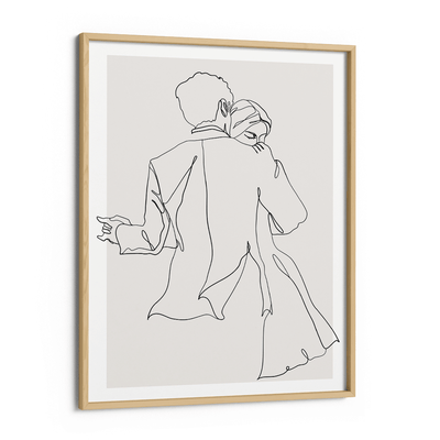 The First Dance Nook At You Matte Paper Wooden Frame