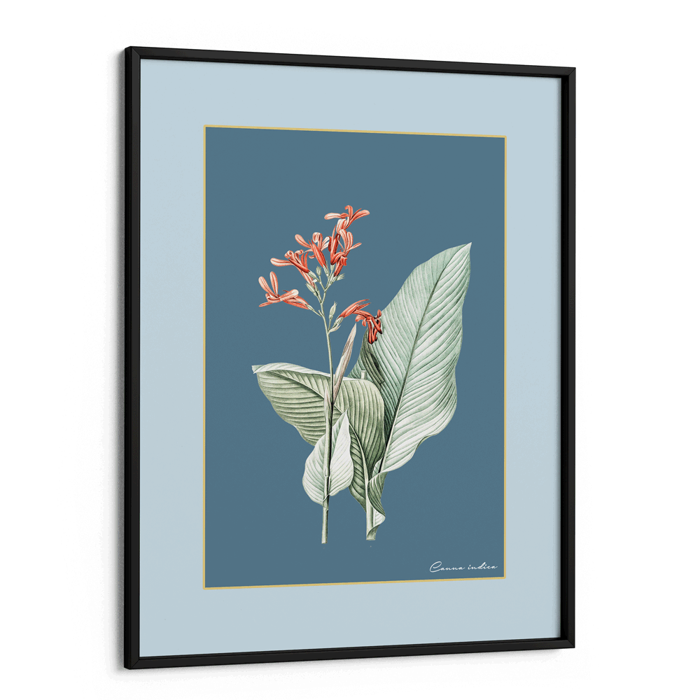 Blossom Bliss - Wild Blue Nook At You Matte Paper Black Frame