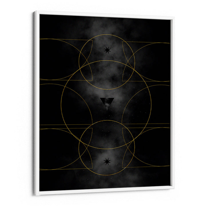 Ominous Abstract Wall Art-White Frame-Nook At You