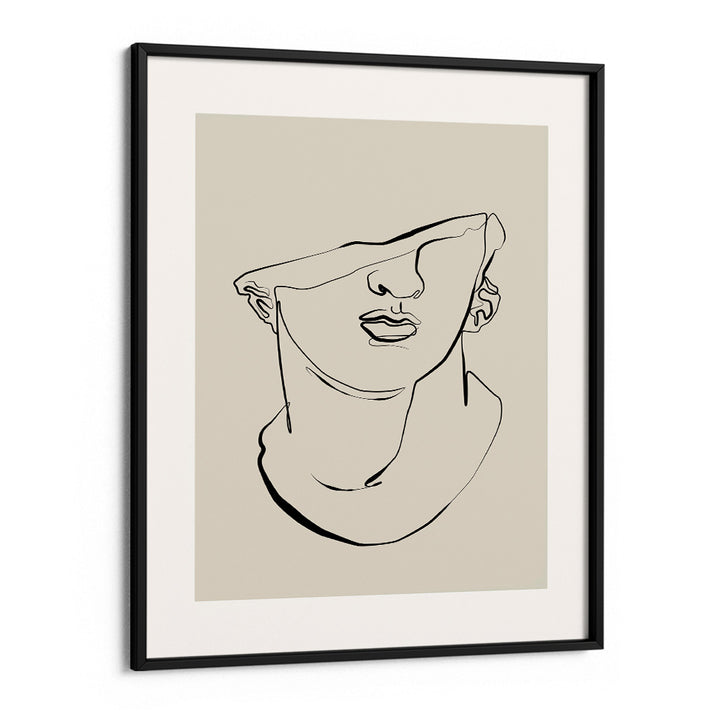 The Bust Of David Nook At You Matte Paper Black Frame