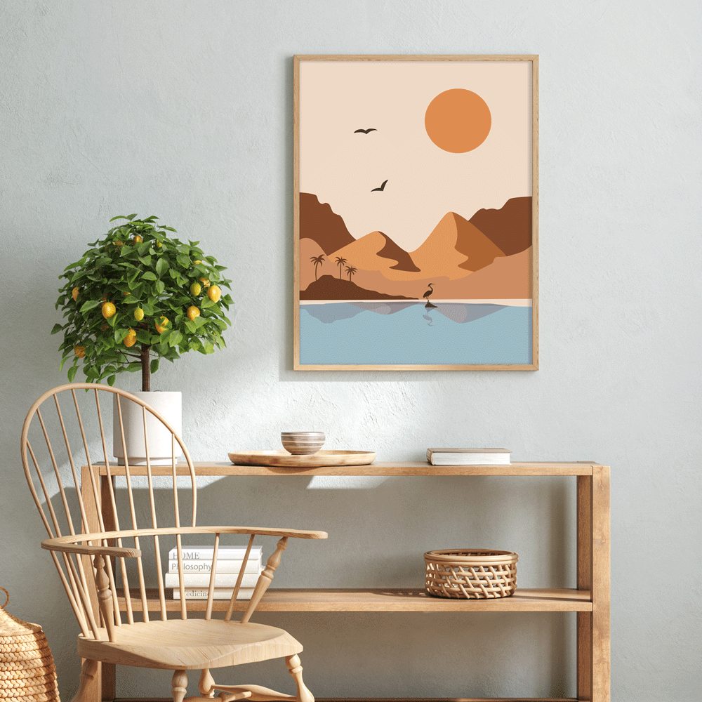 Island At Day Nook At You Matte Paper Rolled Art