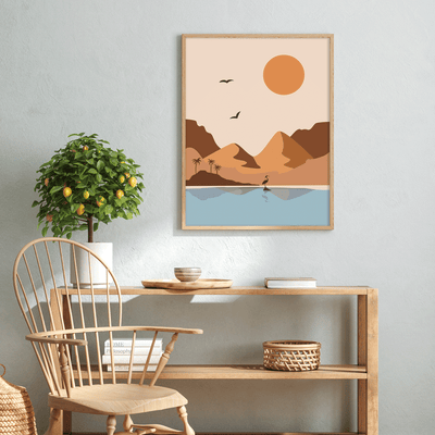 Island At Day Nook At You Matte Paper Rolled Art