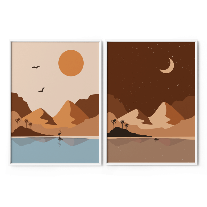 The Island Nook At You Matte Paper White Frame