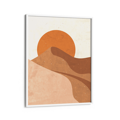 Desert Sun Nook At You Matte Paper White Frame