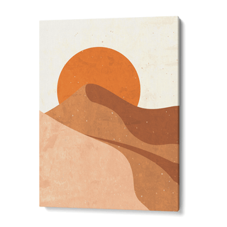 Desert Sun Landscape Art