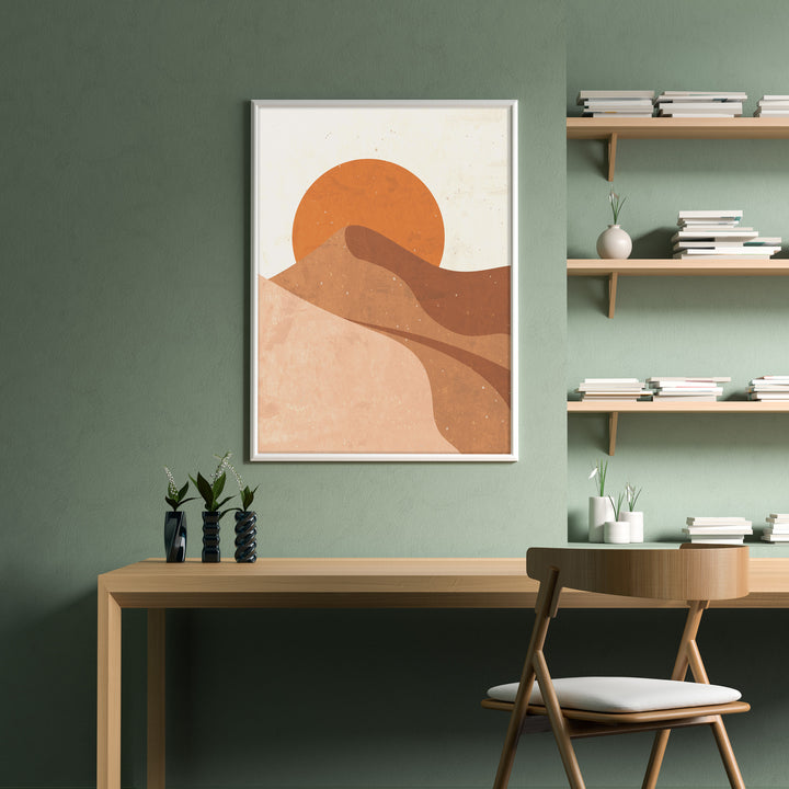 Desert Sun Nook At You Matte Paper Rolled Art