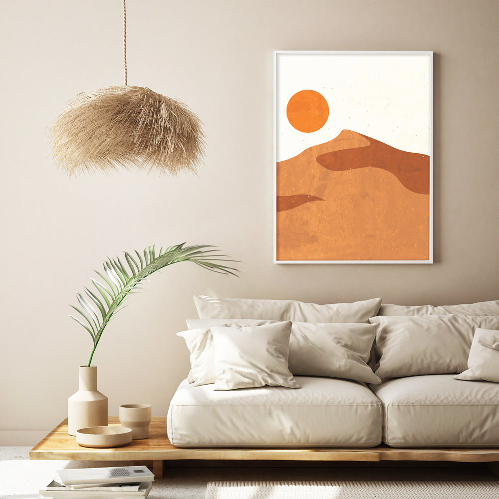 Desert Sun - 3 Nook At You Matte Paper Rolled Art
