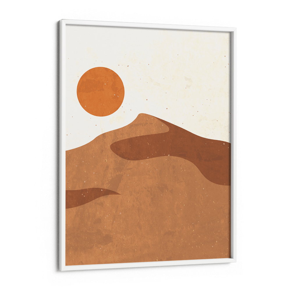 Desert Sun - 3 Nook At You Matte Paper White Frame
