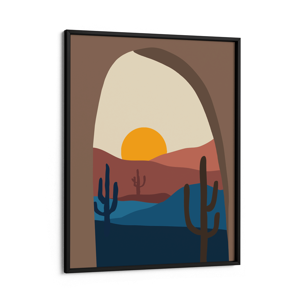 Desert Door Landscape Wall Art Painting Scenery Painting - XS / Matte Paper / Rolled Art - Nook At You