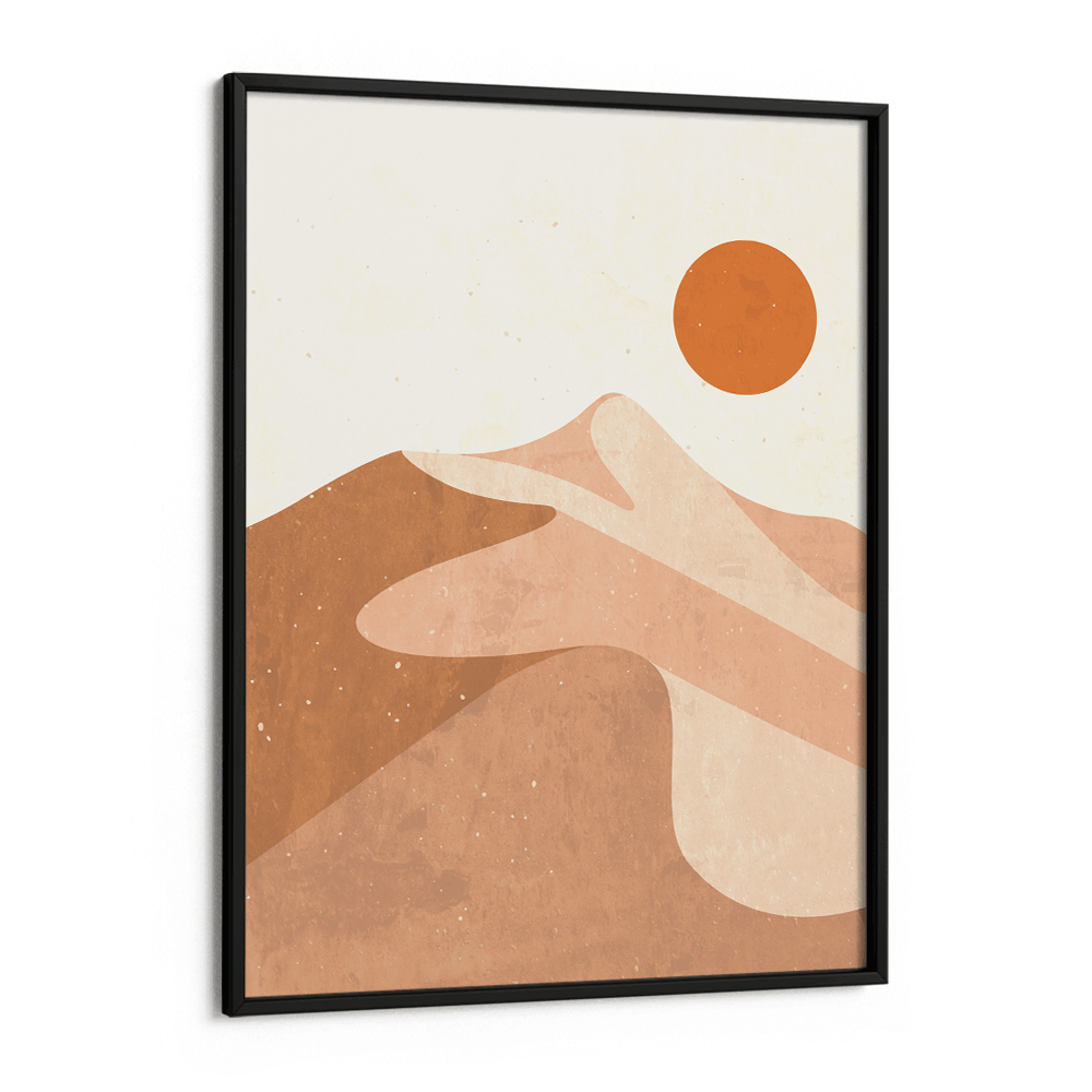 Desert Sun - 2 Nook At You Matte Paper Black Frame